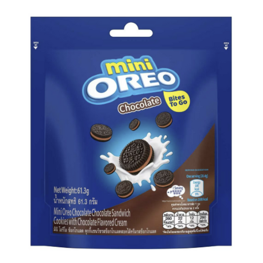 Oreo Mini Biscuit Chocolate Pouch (24x61,3g)