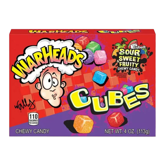 Warheads Chewy Cubes Theater Box (12x113g)