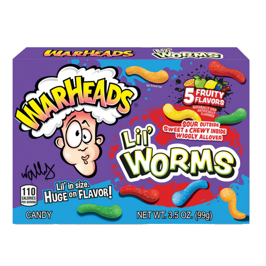 Warheads Lil' Worms Theater Box (12x99g)