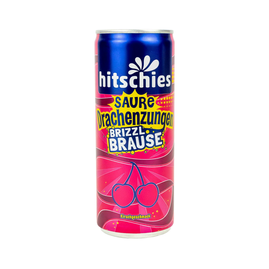 Hitschies Saure Drachenzungen brizzl Brause Kirsche (24x250ml)