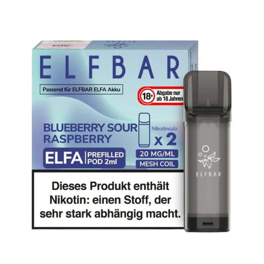 Elfbar Pods Blueberry Sour Raspberry (10x2er)