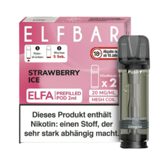 Elfbar Pods Strawberry Ice (10x2er)