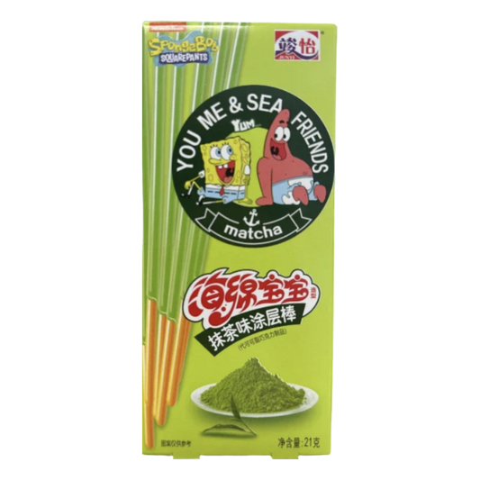 Spongebob Coated Stick Matcha (36x21g)