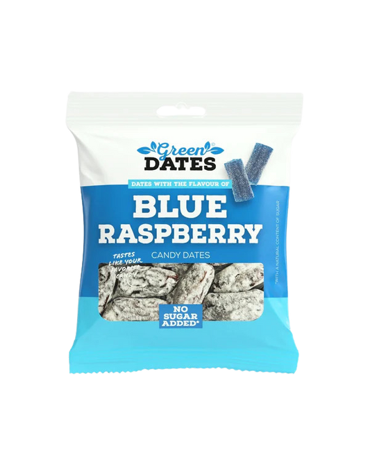 Green Dates Datteln Blue Raspberry (16x90g)