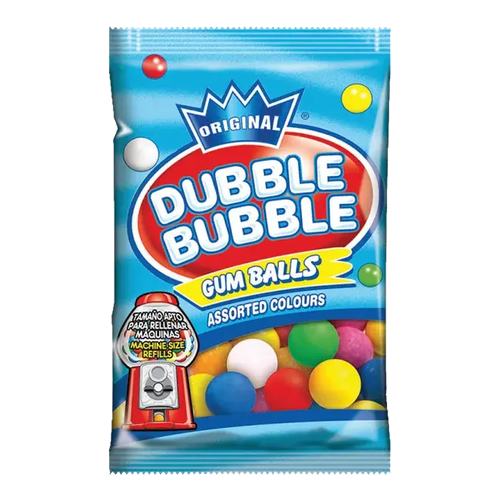 Dubble Bubble Gumballs 500g – bunte Kaugummikugeln in verschiedenen Farben