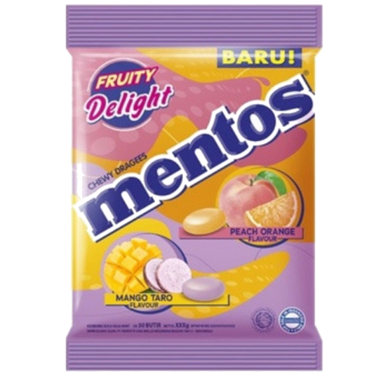 Mentos Fruity Delight Peach-Orange Asia (40x121,5g)