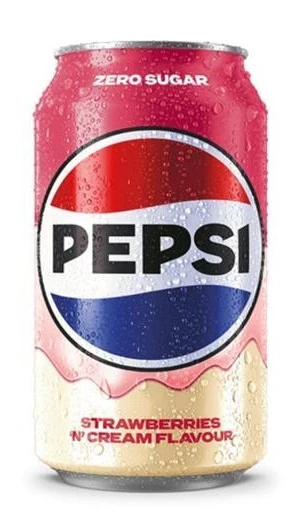Pepsi Strawberry & Cream Zero Sugar (24x330ml)