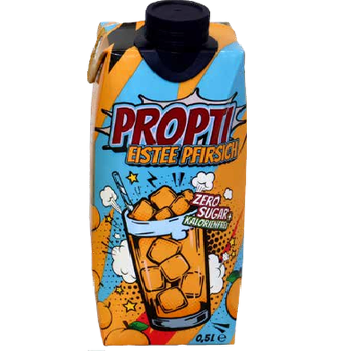 Propti Eistee Pfirsich zuckerfrei (12x500ml)